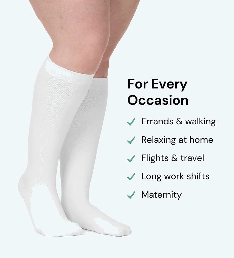 Legease™ Premium Wide-Calf Compression Socks - Leg Ease