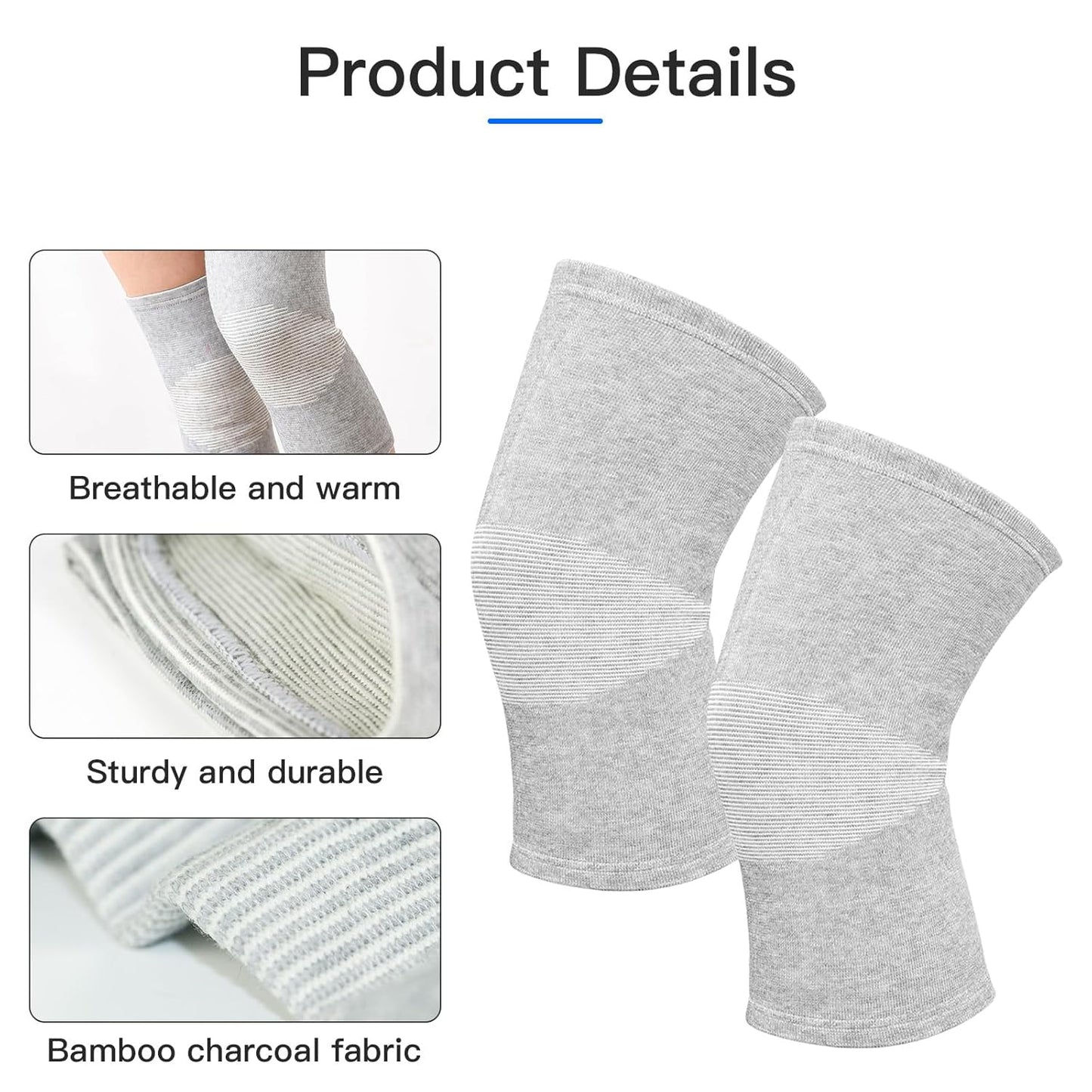Premium Bamboo Knee Sleeve - Leg Ease